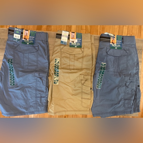 3) Denali LightweightHybrid Shorts Mens 40 Cargo Belted Outdoor